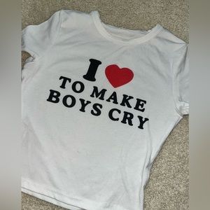 make boys cry baby tee